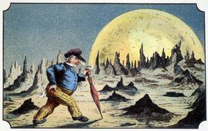 M. Baboulifiche sulla luna - in "Viaggio sulla luna" di A. de Ville-d