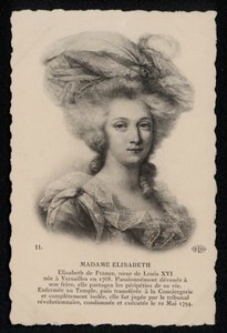 Madame Elisabeth, sorella del Re Luigi XVI da French School