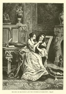 Madame de Maintenon e la Duchessa di Borgogna da French School