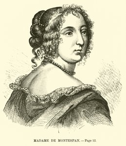 Madame de Montespan da French School
