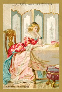 Madame de Sevigne, scrittrice francese da French School