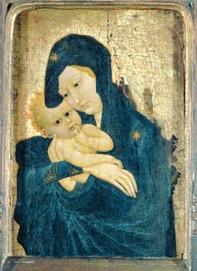 Madonna col Bambino, Scuola di Borgogna da French School