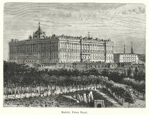 Madrid, Palazzo Reale (incisione)