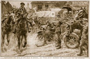 Mantenere la regola della strada in Francia: in servizio tra la linea del fuoco e le riserve, 1914-19 da French School