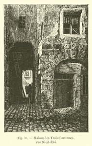 Casa delle Tre Corone, rue Saint-Eloi da French School