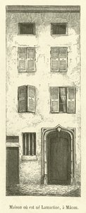 Casa dove è nato Lamartine, a Macon da French School