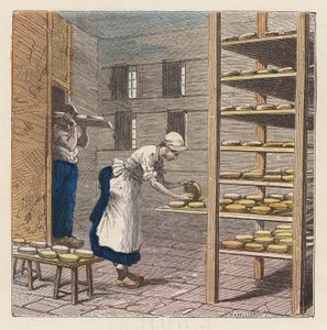 Produzione di formaggio da French School
