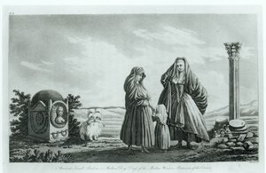 Donne maltesi, da Antica e Moderna Malta di Pierre Marie Louis de Boisgelin de Kerdu, pubblicato nel 1805 da French School
