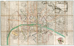 Mappa di Parigi da French School