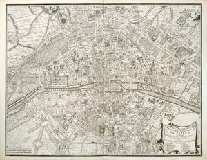 Mappa di Parigi, da L