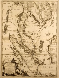 Mappa del Sud-Est Asiatico, 1687