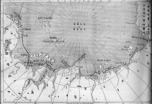 Mappa del viaggio della 