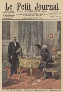 Marcelin Albert che incontra il primo ministro francese Georges Clemenceau