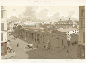 Mercato del Tempio, 1840, e Convento dell