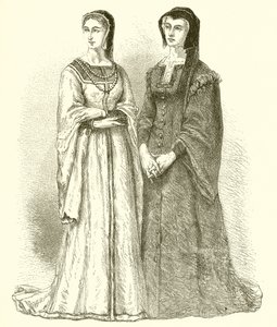Margherita di Valois e Luisa di Savoia da French School