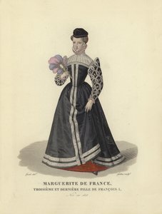 Margherita di Francia, terza e più giovane figlia del re Francesco I di Francia da French School