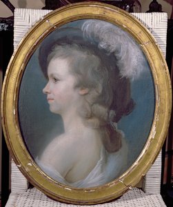 Marie Anne Paulze (1758-1836) da giovane da French School