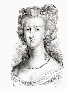Maria Antonietta, da Histoire de France, pubblicato c.1880