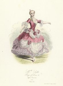 Marie Sallé, ballerina francese; regno di Luigi XV da French School