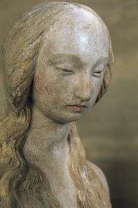 Maria Maddalena, fine XV secolo (pietra policroma) da French School