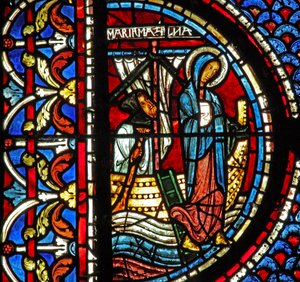 Finestra di Maria Maddalena: Maria sbarca in Provenza da French School