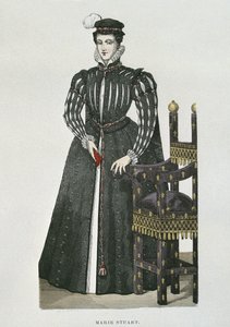 Maria Stuarda (1542-87), copia di un miniatura dal Recueil de Gaignieres da French School