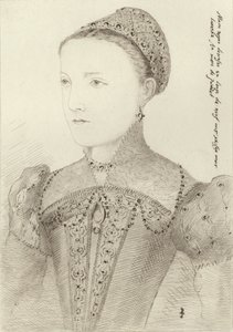 Maria Stuarda da giovane da French School