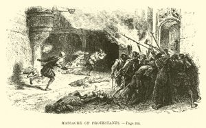Massacro dei Protestanti da French School