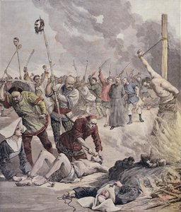 Massacri in Cina, da Le Petit Journal, 1891