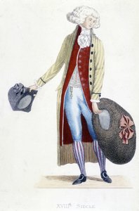 Costume maschile in Francia nel 1782.