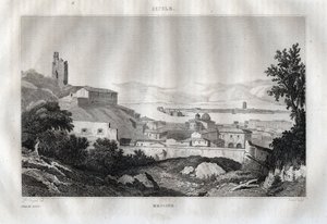 Messina - Sicilia - incisione da 