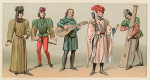 Costume del Medioevo da French School