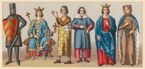 Costume del Medioevo da French School