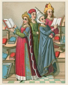 Costume del Medioevo da French School