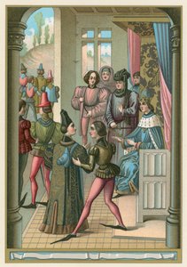 Costume del Medioevo da French School