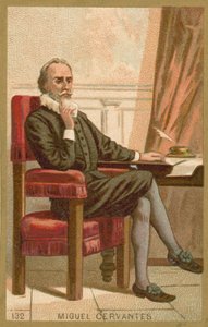 Miguel de Cervantes, romanziere, poeta e drammaturgo spagnolo da French School