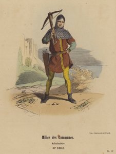 Milizia delle Comuni, Balestriere, XII secolo
