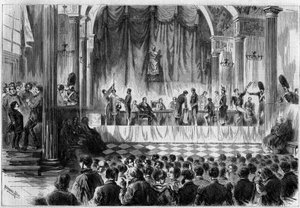 Reclutamento militare: sorteggio per i coscritti del 1858, nella sala Saint Jean dell