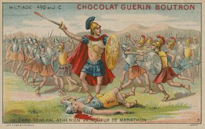 Milziade, generale ateniese e vincitore della Battaglia di Maratona, 490 a.C.