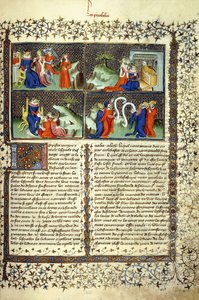 Miniatura che illustra il Giudizio delle Madri, l