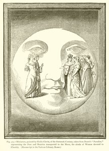 Miniatura, dipinta da Giulio Clovio, del XVI secolo, tratta dal Paradiso di Dante da French School