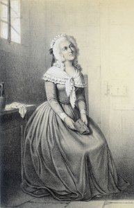 Mme Elisabeth in "Galerie historique de la Revolution francaise" di Albert Maurin da French School