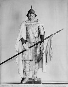 Modello di un cavaliere carolingio