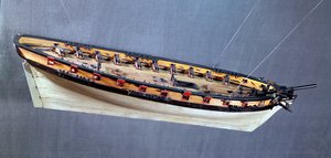 Modello di una nave pirata, c.1810 da French School
