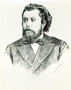 Modest Petrovich Mussorgsky (1835-81), illustrazione da L