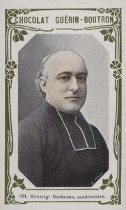 Monsignor Duchesne, accademico da French School