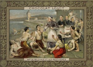 Monsignor de Belsunce, Vescovo di Marsiglia e vittime della peste, 1720 da French School