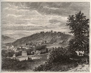 Montmedy - Mosa, nella regione Lorena - incisione in 