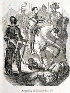 Montmorency fatto prigioniero a Pavie (1525) - in "Histoire de France" di L.-P. Anquetil da French School