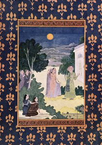 Luna di bellezza, illustrazione per Le Mille e una Notte, 1895 (incisione a colori)